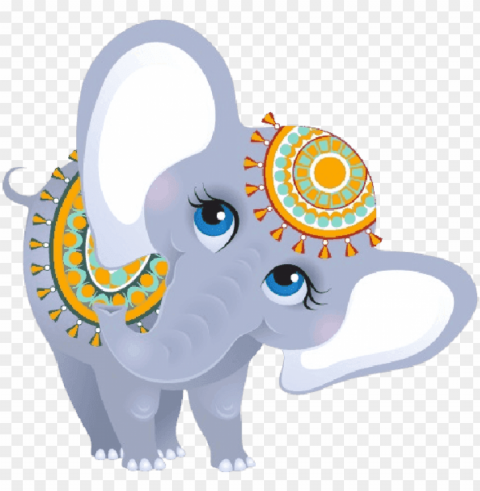 cute baby and momma elephant clip art - indian elephant clipart Free PNG images with alpha channel
