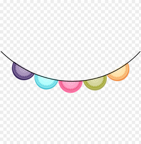 Cute Banner Isolated Artwork On Transparent Background PNG