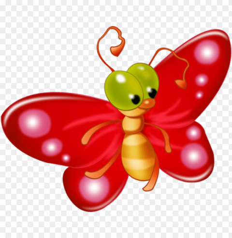 cute butterfly cartoon clip art images on a - cute butterfly clip art with background Isolated Design on Clear Transparent PNG