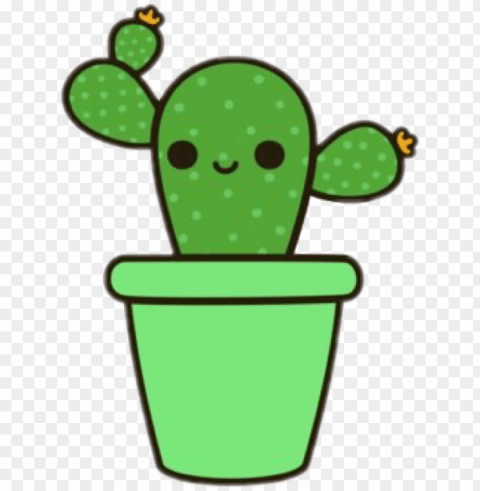 cute cacti - cactus kawaii Free PNG images with transparent layers diverse compilation