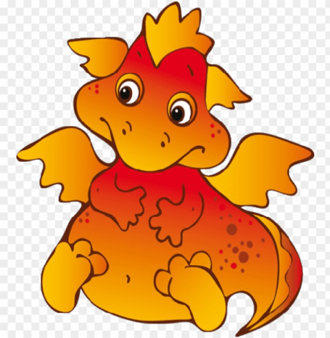 cute cartoon dragons with flames clip art images are - cute cartoon PNG free download transparent background