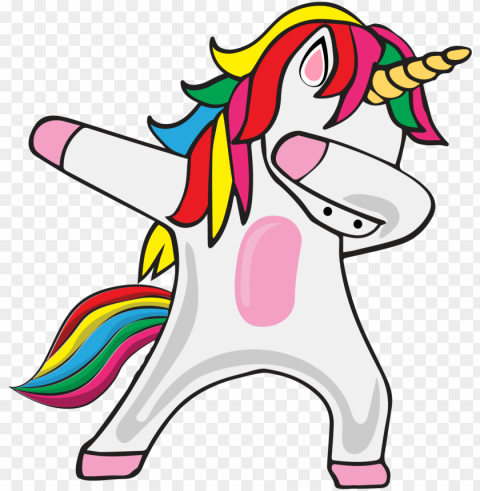 cute dabbing unicorn shirt funny unicorn dab tshirt No-background PNGs PNG transparent with Clear Background ID 6ef846b9