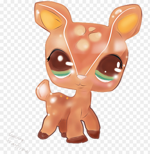 cute deer drawing PNG images with clear cutout