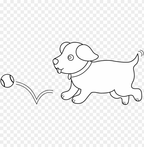 cute dog clipart black and white - clip art PNG for business use