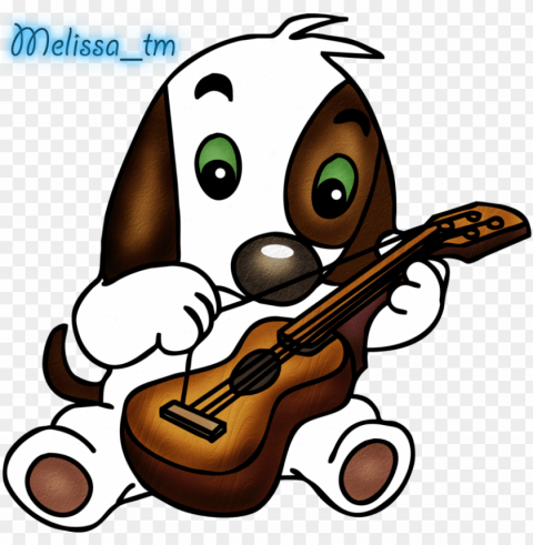 cute dog playing the guitar by melissa-tm on deviantart - clip art High-resolution PNG images with transparent background