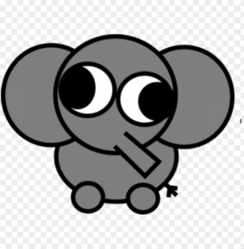 Cute Elephant PNG For Blog Use