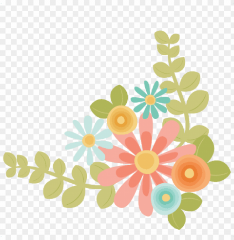 cute flowers PNG images with alpha transparency free