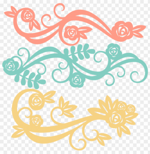 cute free svg flowers files PNG images with alpha channel selection