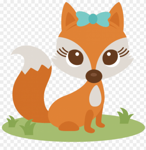 cute girl fox PNG images with clear alpha channel PNG transparent with Clear Background ID aa2c8ee5