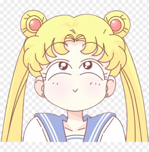 Cute Kawaii Anime Animegirl Sailormoon Moon Girl Vaporw - Sailor Moo Transparent PNG Graphics Complete Archive