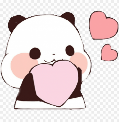 cute kawaii tumblr adorible pan panda freetoedit - imagenes de pandas kawaii PNG graphics with transparent backdrop