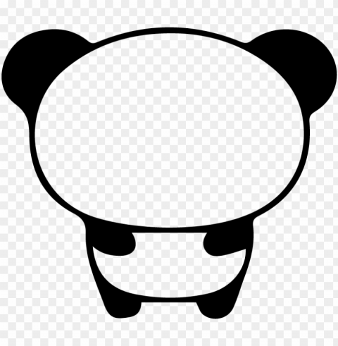 cute panda drawing easy - draw easy cute pandas PNG images with alpha mask