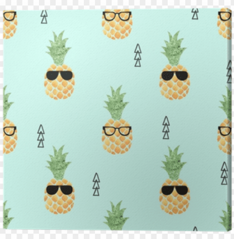 cute pineapple seamless pattern - cute pineapple background PNG graphics with clear alpha channel