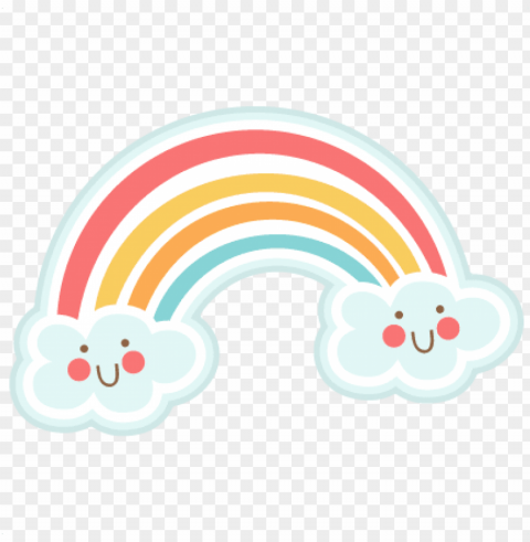 cute rainbow svg cutting files rainbow svg cut file - cute rainbow clip art PNG with transparent background for free