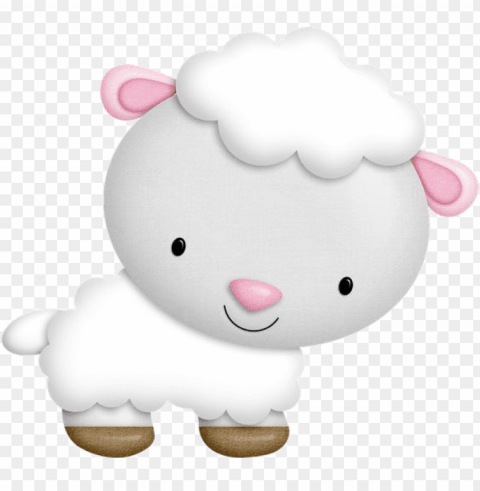 cute sheep Transparent Background Isolation in HighQuality PNG