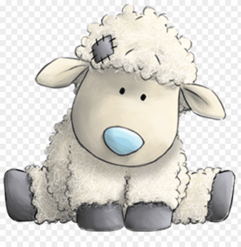 cute sheep Transparent Background PNG Isolation