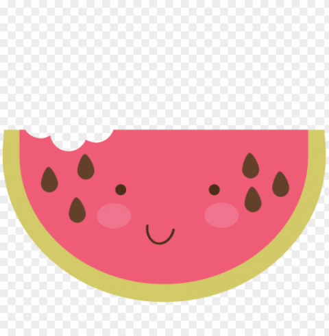 cute watermelon summer clip art almales - cute watermelon clipart PNG Image with Transparent Isolated Graphic
