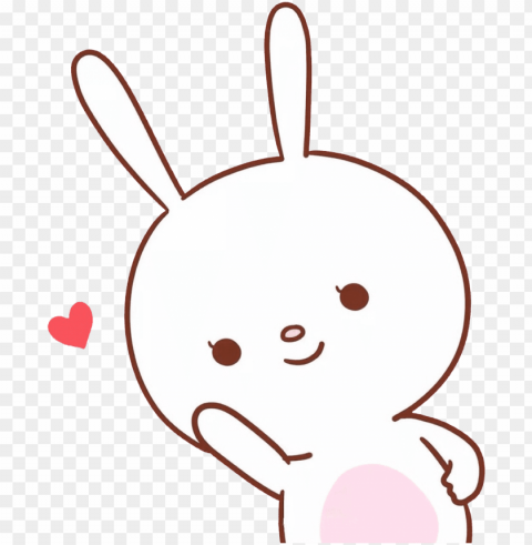 cuteness wallpaper cute cartoon bunny - screen wallpaper cute cartoo ClearCut PNG Isolated Graphic