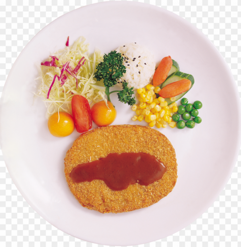 cutlet food image Transparent PNG Isolated Graphic Design