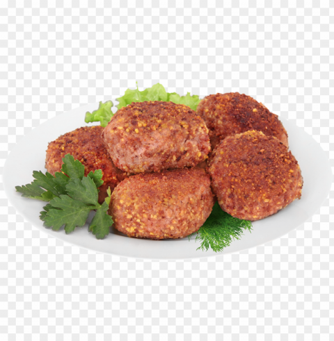 cutlet food image Clear Background PNG Isolated Graphic