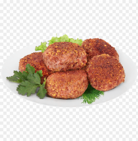 Cutlet Food Image Clear Background PNG Isolated Graphic