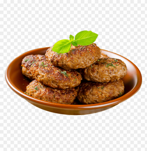 cutlet food transparent Clear Background Isolated PNG Illustration