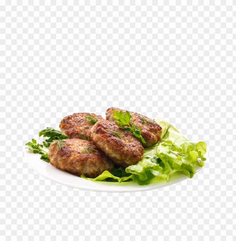 cutlet food Transparent PNG Isolated Graphic Element