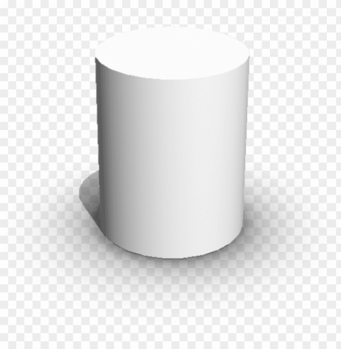 cylinder - coffee table Clean Background Isolated PNG Object