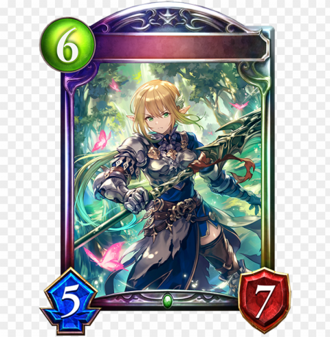 cynthia the queen's blade - shadowverse jeanne d arc Isolated PNG Element with Clear Transparency