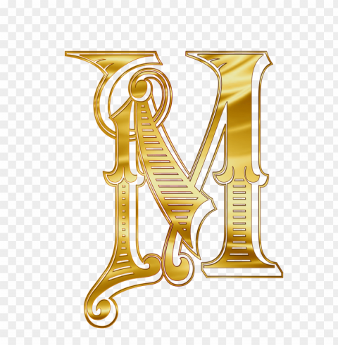 cyrillic capital letter m Isolated Element in Transparent PNG