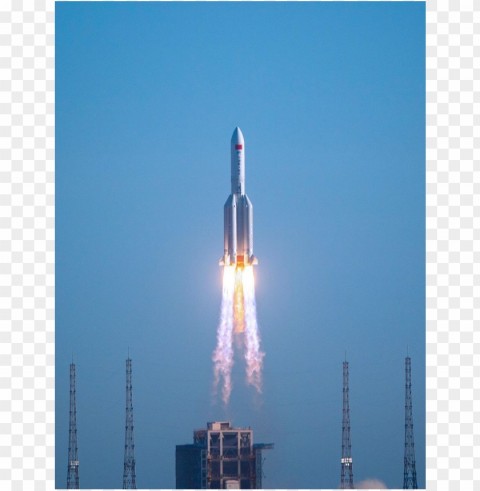 cz5b rocket for space PNG transparent images for printing