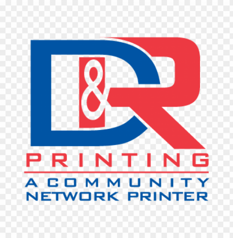 d and r printing logo vector free download HighQuality Transparent PNG Isolation