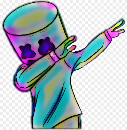 dab rainboweffect marshmallow magiceffect picsartpassio - marshmallow dabbi Isolated Subject in HighQuality Transparent PNG