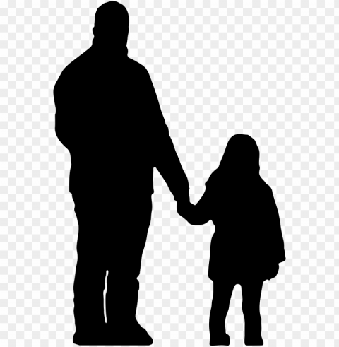 dad and son fishing silhouette - father and daughter Isolated Item on Clear Background PNG PNG transparent with Clear Background ID 38728517