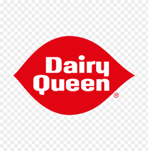 dairy queen vector logo Isolated Design Element in HighQuality PNG