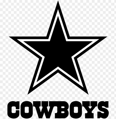 dallas cowboys logo black and white PNG transparent images extensive collection