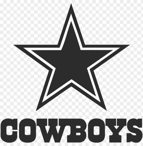 dallas cowboys - black dallas cowboy star Transparent PNG vectors