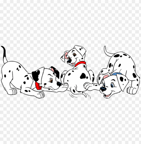 dalmatian puppies clip art - puppies playing clipart PNG graphics with clear alpha channel collection