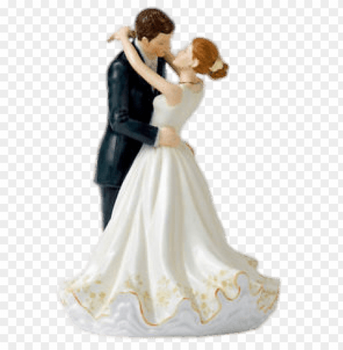 dancing couple wedding figurines PNG files with alpha channel assortment