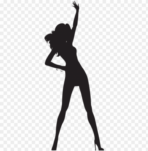 dancing woman silhouette transparent clip art image - woman dancing silhouette PNG images with clear background