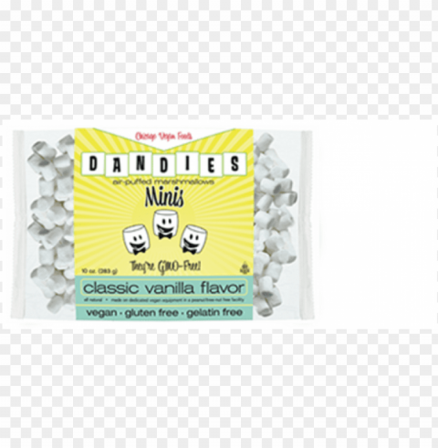 dandies vegan mini marshmallows - taffy Isolated PNG Graphic with Transparency