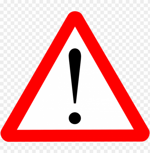 danger Isolated Graphic Element in Transparent PNG