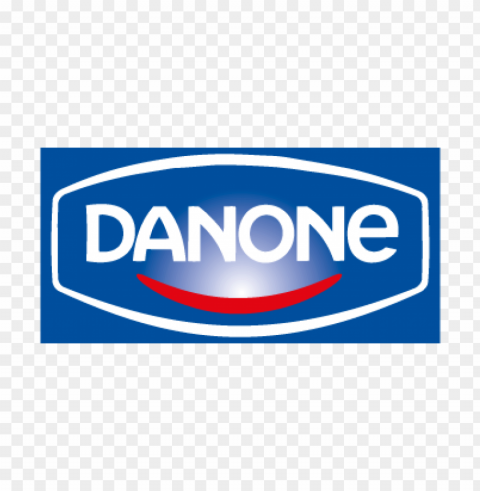 danone eps vector logo Isolated Graphic on Clear Background PNG