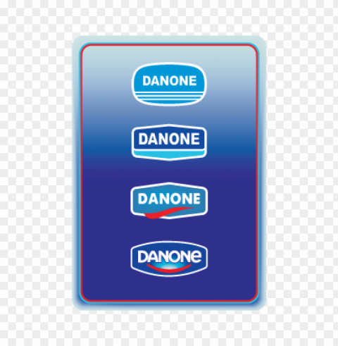 danone logos logo vector free download Isolated Illustration on Transparent PNG