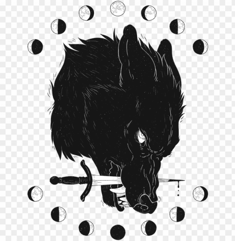 dappermouth witch elysium - simbolos de lobos Transparent PNG artworks for creativity