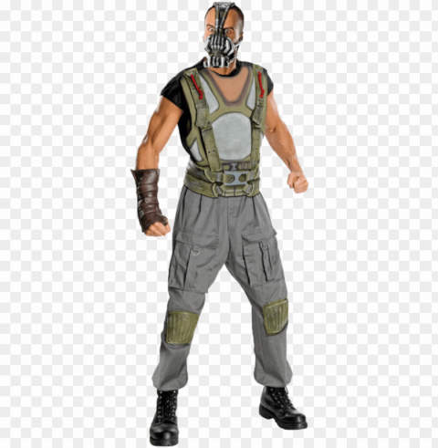 dark knight rises bane costume rubies Isolated Subject with Clear Transparent PNG