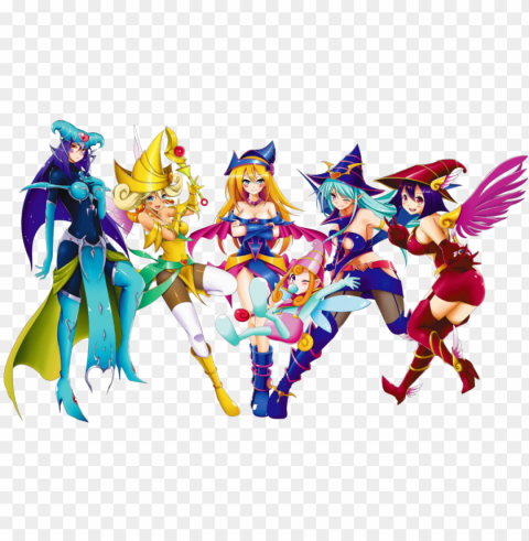 dark magician girls - yugioh dark magician girls PNG images with clear alpha channel