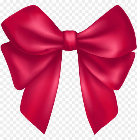 dark pink bow clipart - bow clipart PNG Graphic Isolated on Clear Background