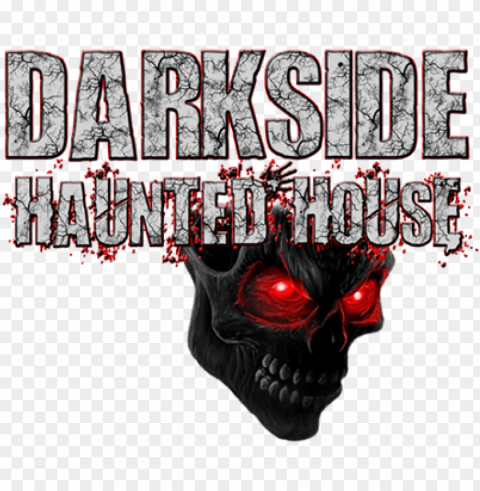 darkside haunted house - darksaid logo Isolated Artwork in Transparent PNG Format