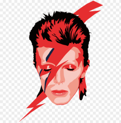 david bowie - aladdin sane - ziggy stardust t shirt me Isolated Element on HighQuality Transparent PNG